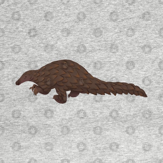 Temminck's pangolin by PaulaBS